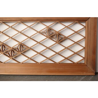 白木 散らし組子欄間　R0379 