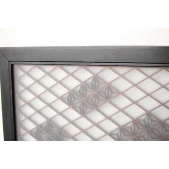 小型黒枠 組子欄間　R0380 