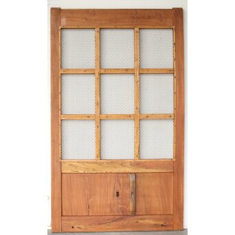 網の升格子蔵戸　W0146 ウラ