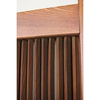 タモ銘木 菱形格子蔵戸　W0147YD 