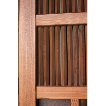 タモ銘木 菱形格子蔵戸　W0147YD 