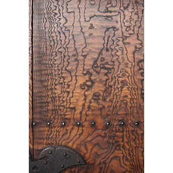 タモ銘木 菱形格子蔵戸　W0147YD 