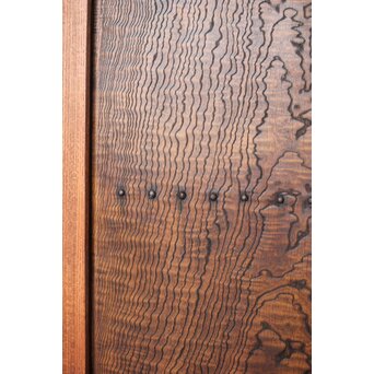 タモ銘木 菱形格子蔵戸　W0147YD 