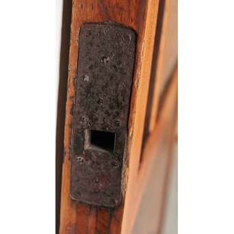 タモ銘木 菱形格子蔵戸　W0147YD 