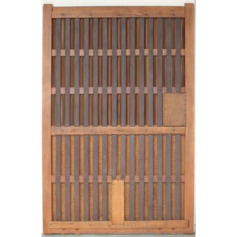 タモ銘木 菱形格子蔵戸　W0147YD ウラ