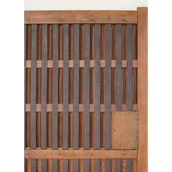 タモ銘木 菱形格子蔵戸　W0147YD 