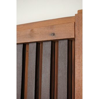 タモ銘木 菱形格子蔵戸　W0147YD 