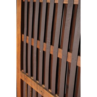 タモ銘木 菱形格子蔵戸　W0147YD 