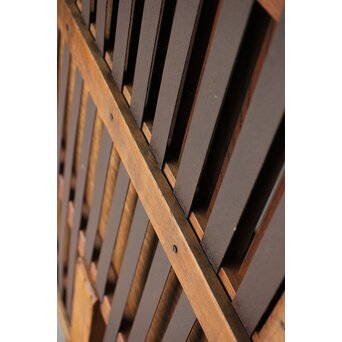 タモ銘木 菱形格子蔵戸　W0147YD 