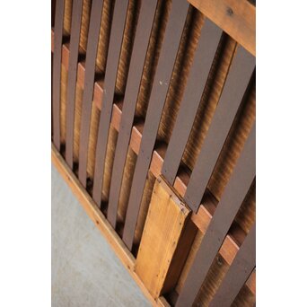 タモ銘木 菱形格子蔵戸　W0147YD 