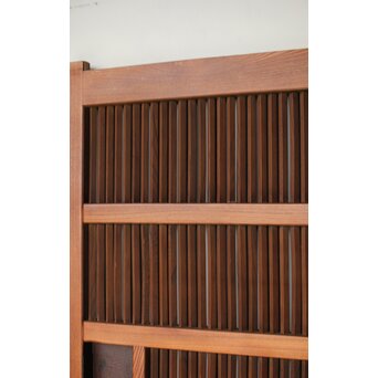 タモ銘木 菱形格子蔵戸　W0147YD 