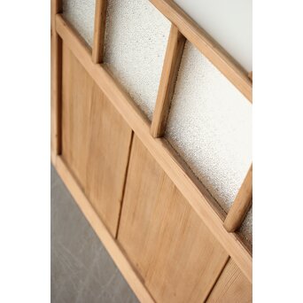 アールデコ調 多種ガラス戸　GD0209 腰板も凝っていて　前後に凹凸があるように合わせてあります