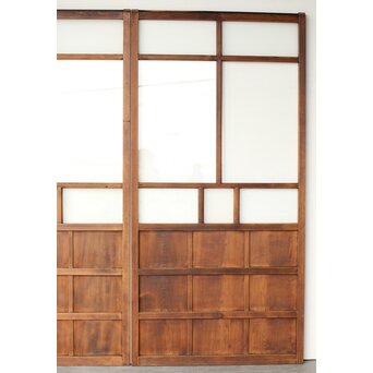 レトロガラス戸 2枚1組　GD0211 