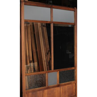 レトロガラス戸 2枚1組　GD0211 
