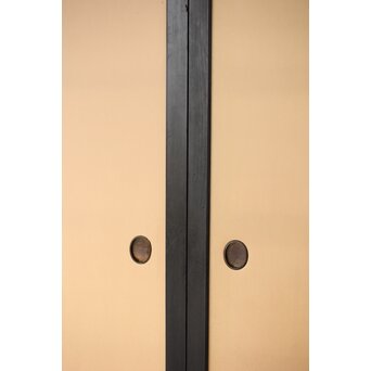 木村半雨 楼閣山水水墨図 紙本襖戸 4枚1組　F266 