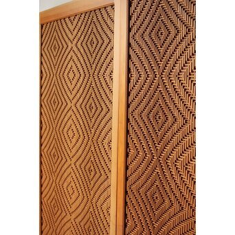 南部細目組紋様細工 建具 4枚1組　L1121 