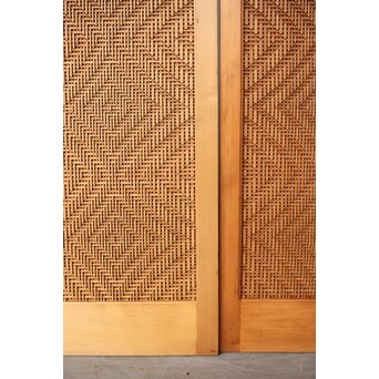 南部細目組紋様細工 建具 4枚1組　L1121 