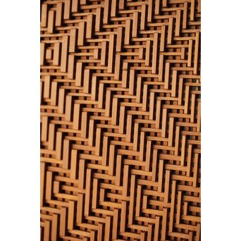 南部細目組紋様細工 建具 4枚1組　L1121 