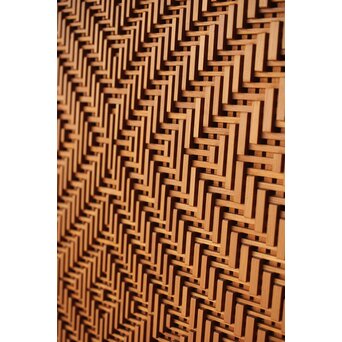 南部細目組紋様細工 建具 4枚1組　L1121 