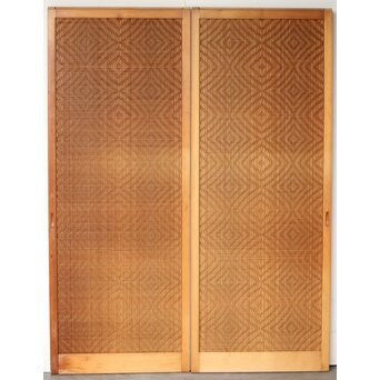 南部細目組紋様細工 建具 4枚1組　L1121 CD　ウラ
