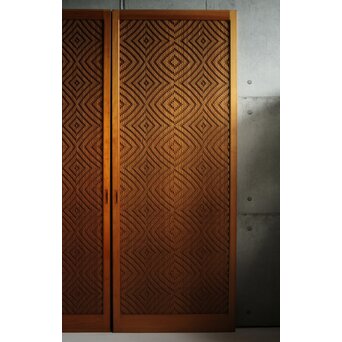 南部細目組紋様細工 建具 4枚1組　L1121 