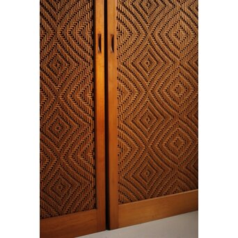 南部細目組紋様細工 建具 4枚1組　L1121 