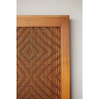 南部細目組紋様細工 建具 4枚1組　L1121 