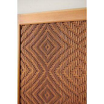 南部細目組紋様細工 建具 4枚1組　L1121 