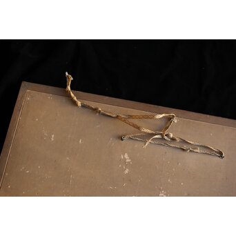 倣 小堀政尹【静明斎】横額扁額 書　Z489 