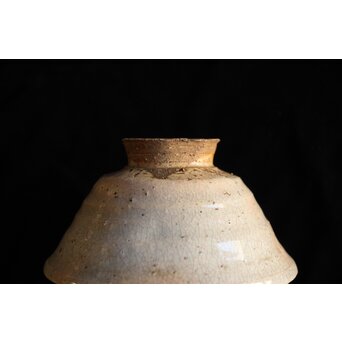 古萩茶碗 遠州流 小堀宗明箱書　P458 