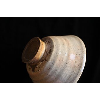 古萩茶碗 遠州流 小堀宗明箱書　P458 