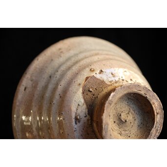 古萩茶碗 遠州流 小堀宗明箱書　P458 