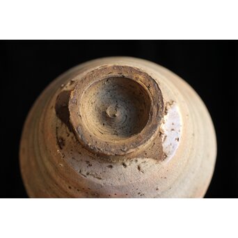 古萩茶碗 遠州流 小堀宗明箱書　P458 