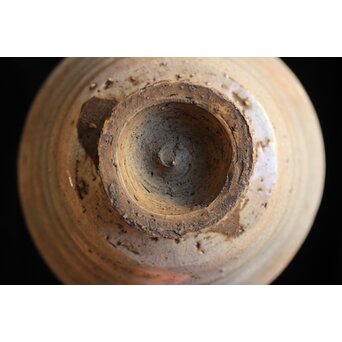 古萩茶碗 遠州流 小堀宗明箱書　P458 