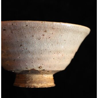 古萩茶碗 遠州流 小堀宗明箱書　P458 