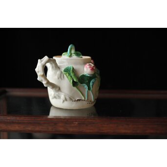 萬古焼 蓮型急須　P459 