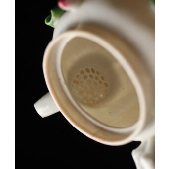 萬古焼 蓮型急須　P459 