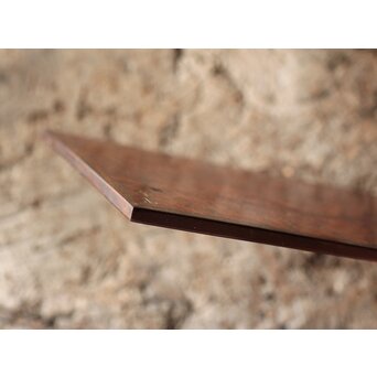 本郷寿山 花梨瘤木 四方小盆栽卓　X449 