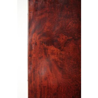 本郷寿山 紫檀系唐木 竹節彫板卓　X450 