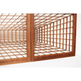 遠近法組子 小型引戸 4枚1組　R0381 