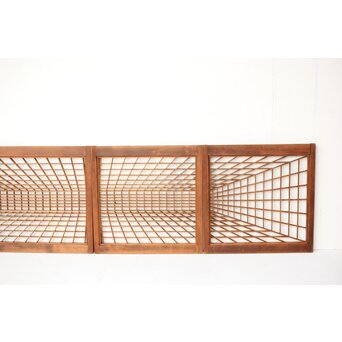 遠近法組子 小型引戸 4枚1組　R0381 