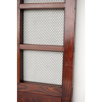 総欅 網の升格子蔵戸　W0148 