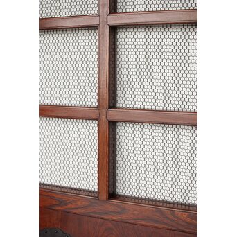 総欅 網の升格子蔵戸　W0148 