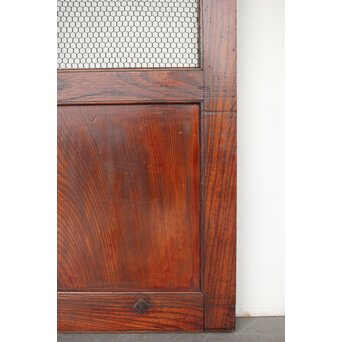 総欅 網の升格子蔵戸　W0148 