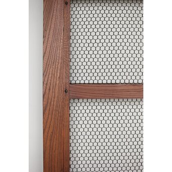 総欅 網の升格子蔵戸　W0148 