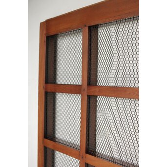 総欅 網の升格子蔵戸　W0148 