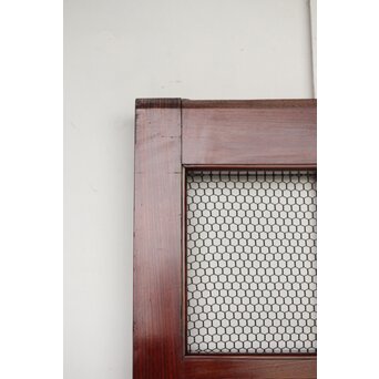 総欅 網の升格子蔵戸　W0148 