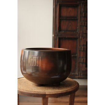 風炉師 山崎宗元 香形瓶掛 共箱　P462 