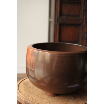 風炉師 山崎宗元 香形瓶掛 共箱　P462 