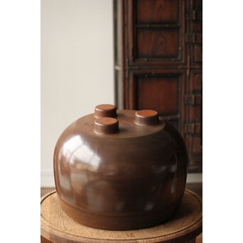 風炉師 山崎宗元 香形瓶掛 共箱　P462 